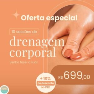 10 sessões de drenagem