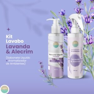 Kit Lavabo Lavanda e Alecrim