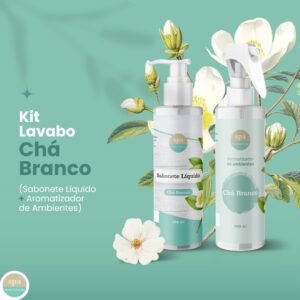 Kit Lavabo Chá branco