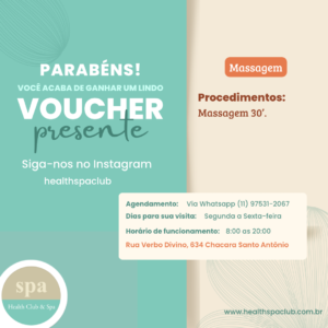 Voucher Massagem 30 min